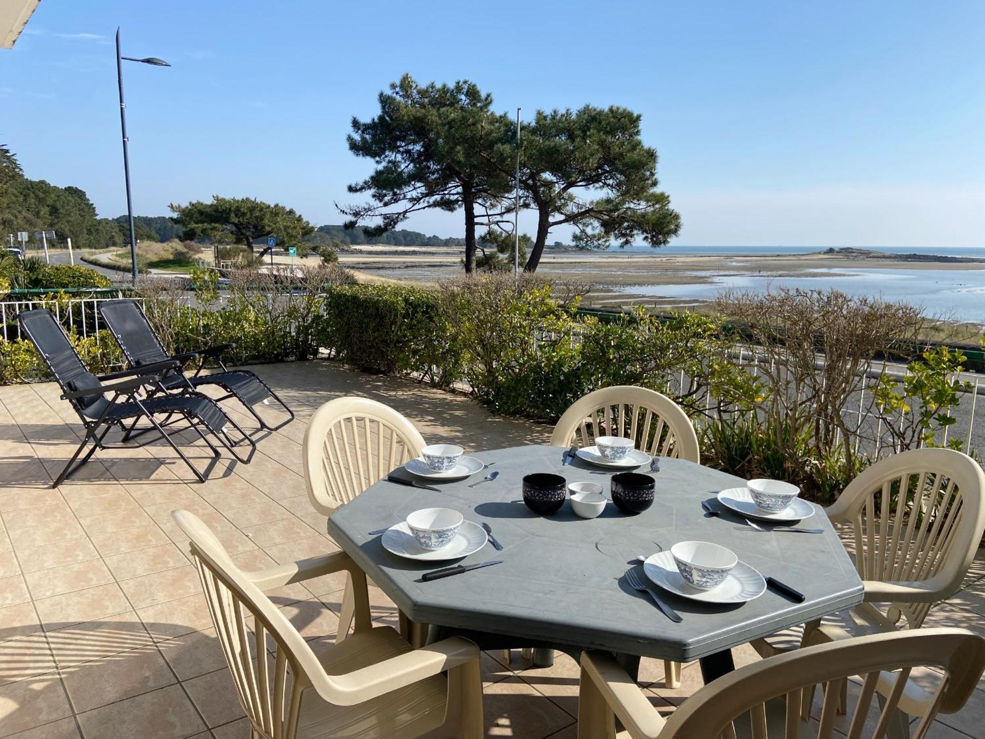 Mouettes, Bel Appartement Spacieux Vue Mer Carnac Extérieur photo